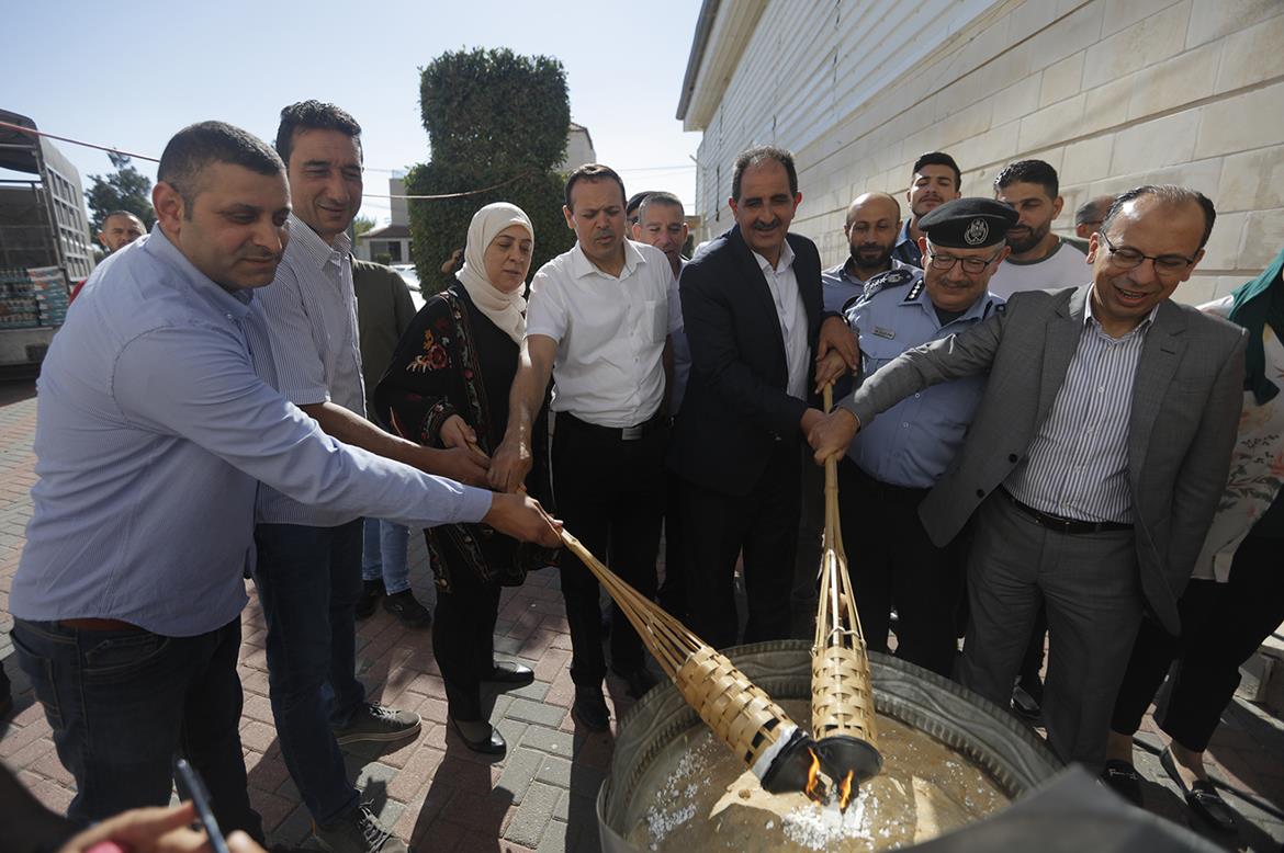 محافظ محافظة رام الله والبيرة ليلى غنام تفتتح فعاليات الأسبوع الوطني الأولمبي (تصوير: حذيفة سرور/وفا)